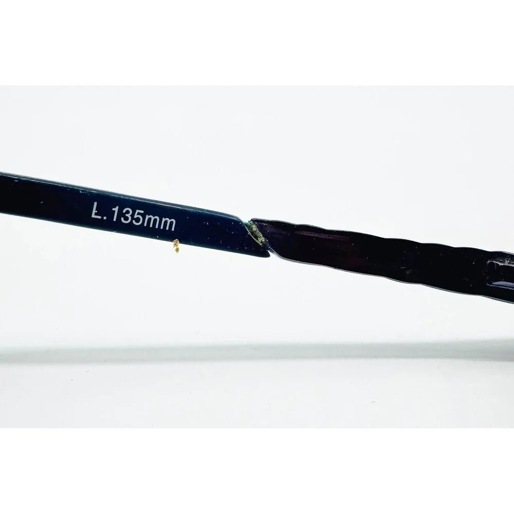 Ellen Tracy Corsica Eyeglasses Frames Womens Navy Blue Textured 51-17-135 39681